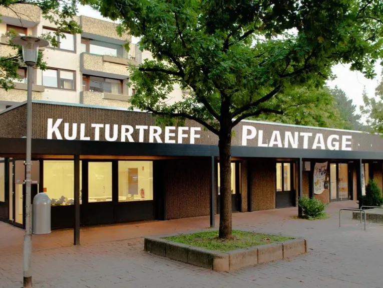 Außenansicht des neuen Standorts des Kulturtreff Plantage